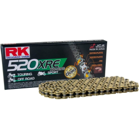 Rk drive chain GB520XRE (xw-ring) gold color