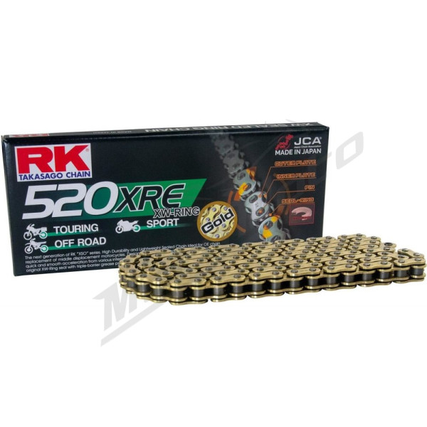 Grandinė RK Japan GB520XRE (xw-ring) Auksinė
