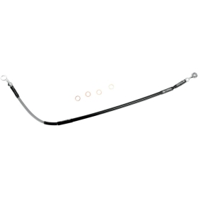 MOOSE OFFROAD Rear Stainless Steel Braided Brake Line Honda CR R / CRF R/X 125-250cc 02-18