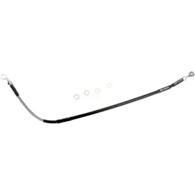 MOOSE OFFROAD Rear Stainless Steel Braided Brake Line Honda CR R / CRF R/X 125-250cc 02-18