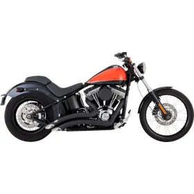 VANCE & HINES "2-into-2 Big Radius" išmetimo sistema Juoda Harley Davidson FXSTSI / FXSTDI / FXST / FLSTF / FLST 1340-1800cc 86-11