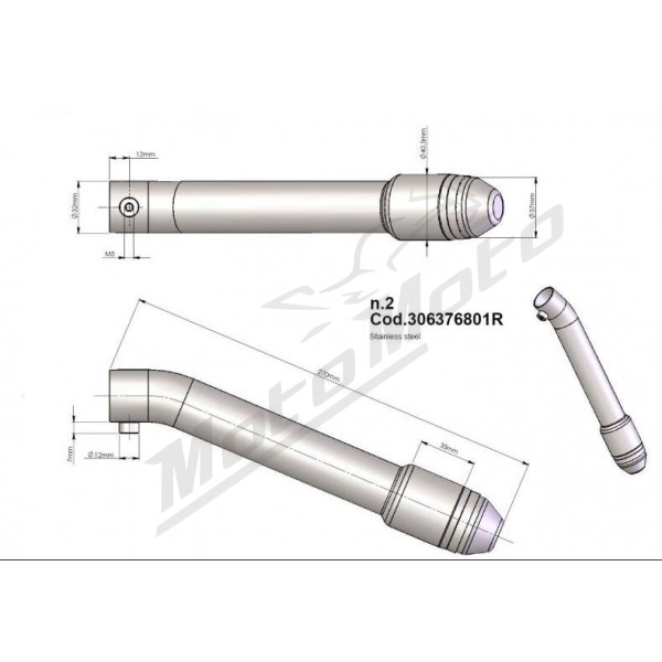 LEOVINCE DB Killer Insert HONDA CB 1300 05-14/APRILIA RSV 1000 R 04-09