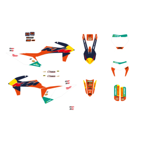 Blackbird Racing Replica Factory Lipdukų Kompl. KTM EXC / EXC-F / SX / SX-F 125-450cc 19-23