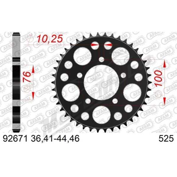 AFAM Chain Kit 525XMR3 14/42 BENELLI TRK 502 2017-2025