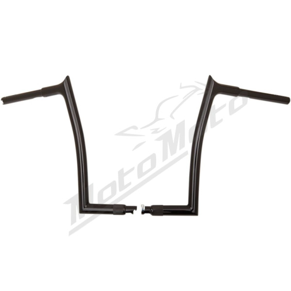 FAT BAGGERS INC. Pointed Top Handlebar Black  89x35.5cm Harley Davidson FLFB / FLHRXS / FLTRT / FXSB 1584-1868 07-25