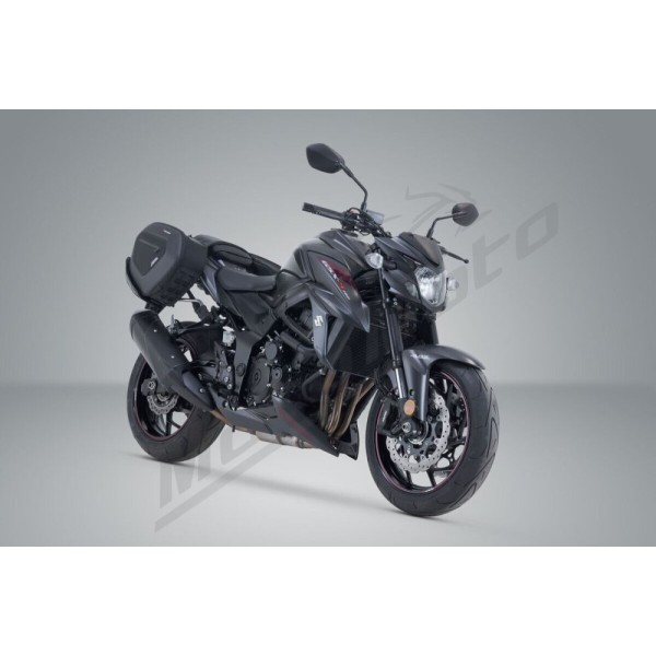 SW-MOTECH PRO BLAZE H Saddlebag Set with EDGE Protection & Heat Guard Suzuki GSR / GSX-S 750 11-21