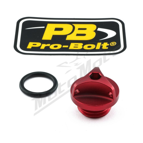 PRO BOLT Alyvos įpylimo dangtelis raudonas BETA / DUCATI / HONDA 125-1262cc 93-26