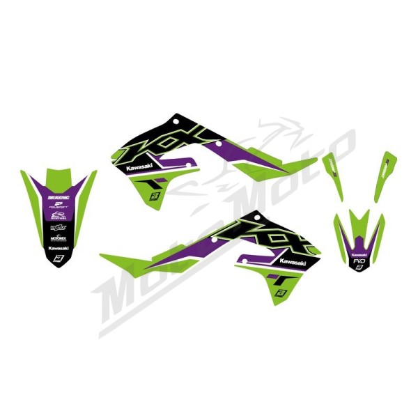 BLACKBIRD Dream Graphic Kit Kawasaki KX 250-450cc 19-24