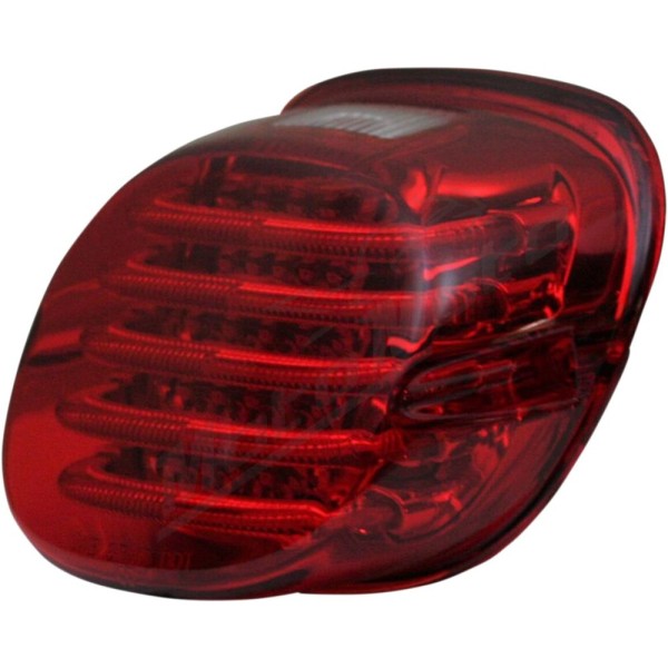 CUSTOM DYNAMICS ProBEAM® Low-Profile LED Taillight Kit Harley Davidson FLD / FLDE 883-1977cc 96-24