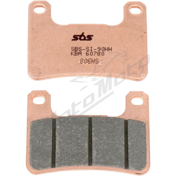 SBS HS Street Excel 806HS Sintered Front Brake Pads Kawasaki / Suzuki 300-1800cc 04-25