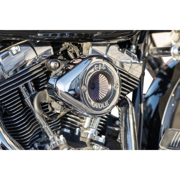 S&S CYCLE Air Stinger Stealth Air Cleaner Kit Harley Davidson FLD / FLHRCI / FLHRI 1450-1690cc 01-17