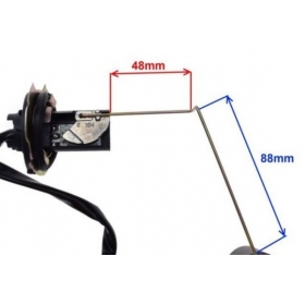 Fuel level sensor assy BARTON/ FERRO/ JONWAY/ KINGWAY/ KINROAD/ LONGJIA/ ROMET/ ROUTER/ TOROS/ ZIPP