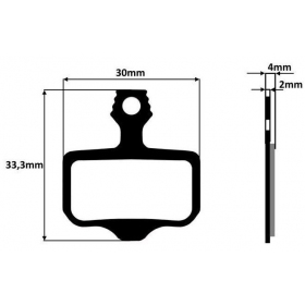 BICYCLE DISC BRAKE PADS 2PCS