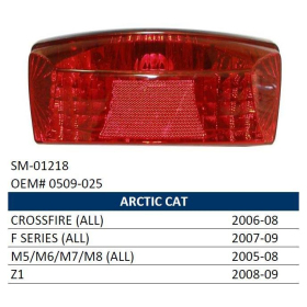 Spi tail lamp Arctic Cat Crossfire / F Series / M5 / M6 / M7 / M8 / Z1 500-1000 05-09