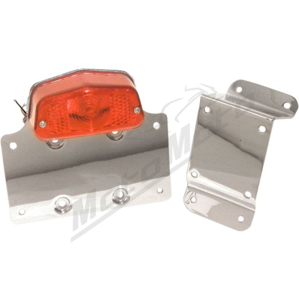 EMGO Lucas-Style Universal Taillight with License Plate Bracket