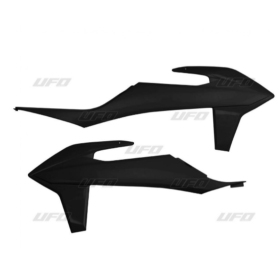 Ufo radiatoriaus dangteliai KTM SX / SX-F 125-450cc 19-20 Juoda