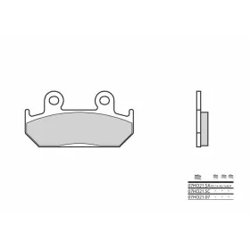 BREMBO Street Sintered stabdžių trinkelės ​​​​​​​HONDA CB / CBR / NTV / VFR / XRV 250-750cc 1986-1994