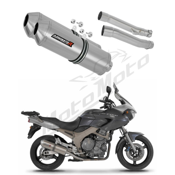 Dominator Silencer OVR + dB killer Yamaha TDM 900cc 02-13