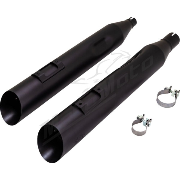 VANCE & HINES Blackslash 450 Slip-On Mufflers Harley Davidson FLHR / FLHRXS / FLHTKSE / FLHXSE / FLTRXSE 1750-1977cc 17-25