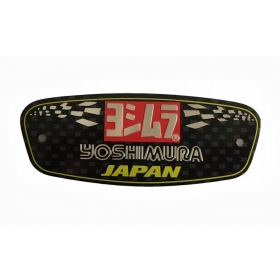 STICKER FOR MUFFLER ALUMINUM YOSHIMURA 100x40mm