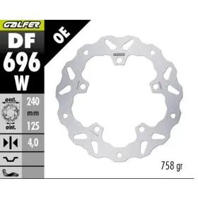 GALFER Rear brake disc KTM Adventure 390R 2025>