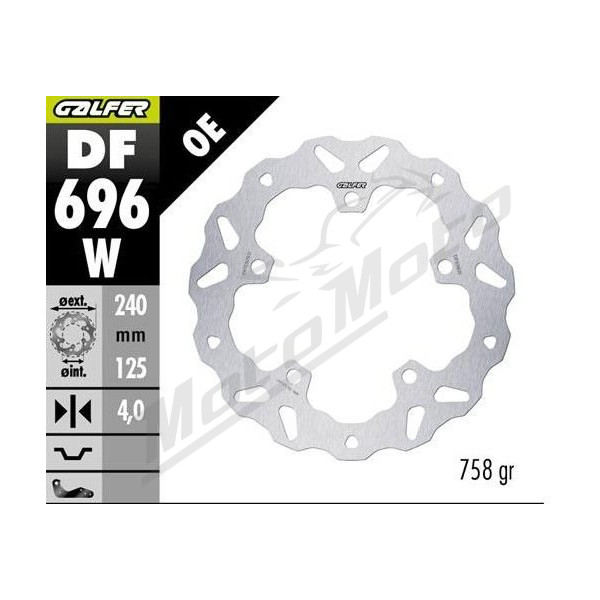 GALFER Rear brake disc KTM Adventure 390R 2025>