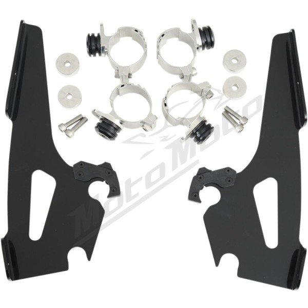 MEMPHIS SHADES METRIC Windshield Trigger-Lock Complete Mount Kit Honda VT 600 88-07