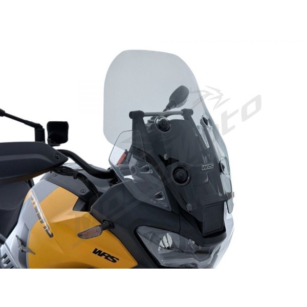 WRS Windscreen Caponord W/ Radar Smoke Moto Guzzi Stelvio 1000 24-25