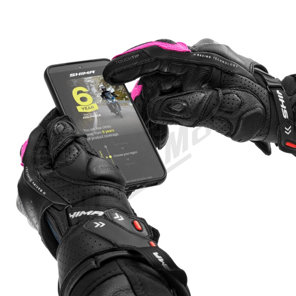 Shima RS-3 Lady Leather Gloves Pink