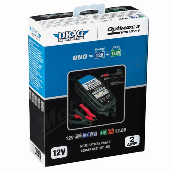 DRAG SPECIALTIES OPTIMATE 2 DUO EU Battery Charger