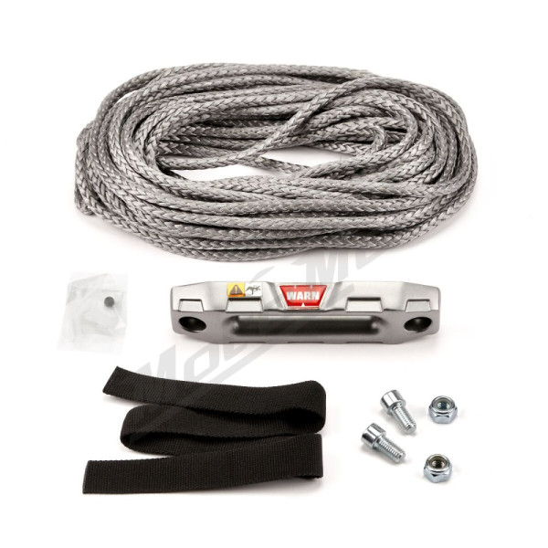 WARN Gervės troso kompl. sintetinis 6.35mm / 15.24m