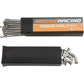 MOOSE OFFROAD Stainless Steel Spoke Set Front R21 Kawasaki KX 250-450 F/X 06-24
