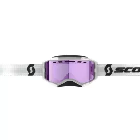 Snow Cross Goggle Scott Fury white enhancer (purple chrome)