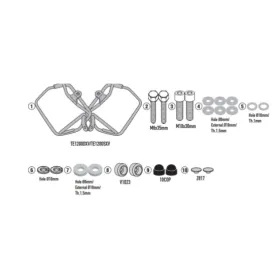 KAPPA side bag rack Honda CB 750 Hornet 23-25