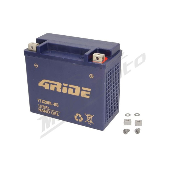 4RIDE Akumuliatorius YTX20HL-BS GEL 12V 20Ah