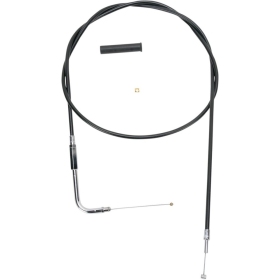 DRAG SPECIALTIES Black Vinyl Throttle/Idle Cable Harley Davidson FLD / FLHR / FLHRC / FLHRCI / FLHRI / FLHRS 1130-1800cc 96-17