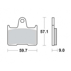 BRAKE PADS FERODO FDB2111P / MCB729 STANDARD PLATINUM