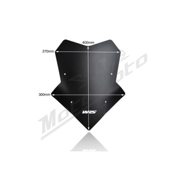 WRS Windscreen Sport Matt Black Yamaha MT-09 900cc 18-24