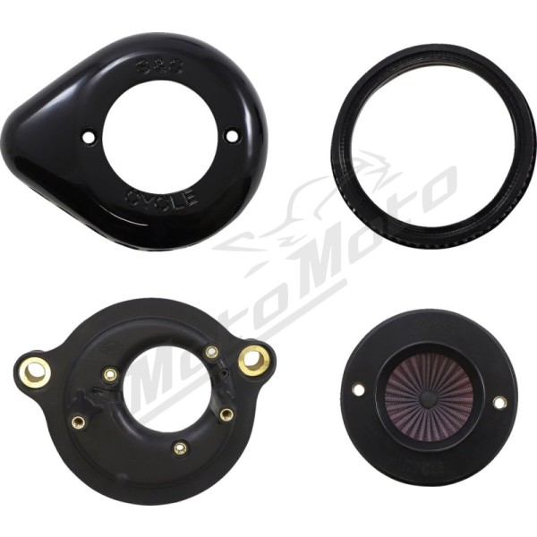 S&S CYCLE Air Stinger Stealth Air Cleaner Kit Harley Davidson FLDE / FLFB / FLFBS 1750-1923cc 17-25
