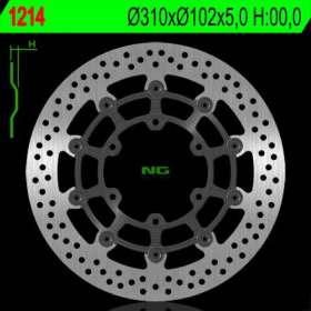 NG BRAKES Front Floating Brake Disc 310mm Suzuki GSX / GSX-R 600-1000cc 08-21