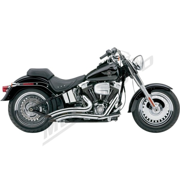 COBRA Speedster Swept Short Exhaust System Harley Davidson FLSTC / FLSTFB / FXS / FXSTC / FXSTB 1584cc 07-11