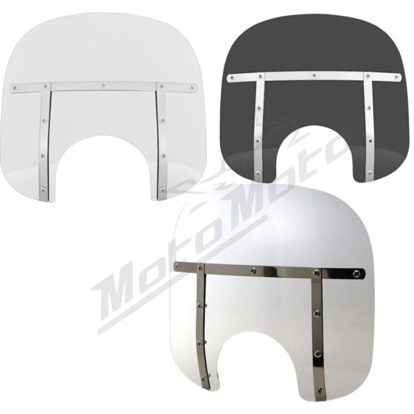 MEMPHIS SHADES METRIC Memphis Fats Windshield 33x56cm Harley Davidson / Honda / Kawasaki / Suzuki / Victory / Yamaha 50-1900 86-25