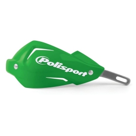 Polisport Touquet Handguards + Universal Mounting Kit Green