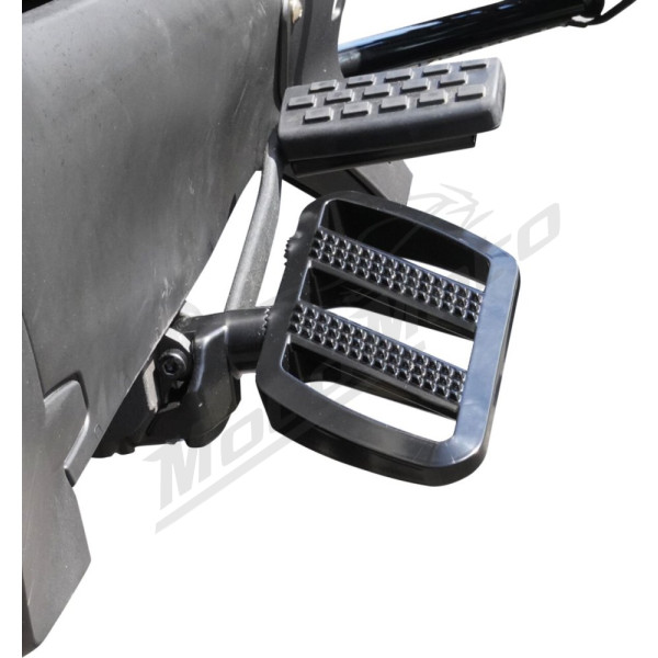 SHOW CHROME Combat Driver's Floorboards Black Can Am Ryker 600-900 19-24