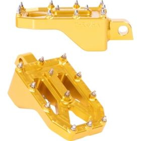 THRASHIN SUPPLY CO. Aggressor Foot Pegs Harley Davidson FL / FLD / FLDE / FLFB 1200-1977cc 72-25