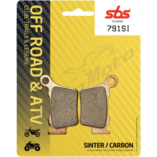 SBS SI Offroad 791SI Sintered Brake Pads BMW / GasGas / Husaberg / Husqvarna / KTM / Sherco / SWM / Triumph 125-510cc 06-25
