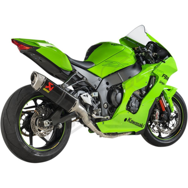 AKRAPOVIC Evolution Line Titanium / Carbon Fiber Exhaust System Kawasaki ZX-10R-RR 1000 21-25 
