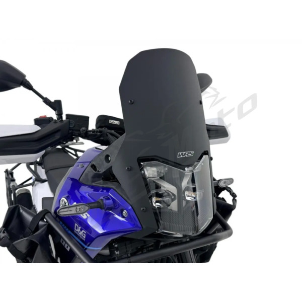 WRS Enduro Priekinis Stiklas Yamaha XTZ 700 Tenere 25-> Matinė Juoda