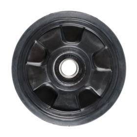 Kimpex vikšrų atraminis ratukas 147mm juodas 6004-2RS