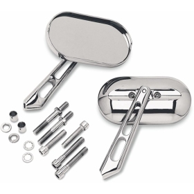 KURYAKYN Magnum Small Mirrors 2pcs Harley Davidson XLH / FXDC / FXRS / FLD / FXEF / FL 883/1977 65-26